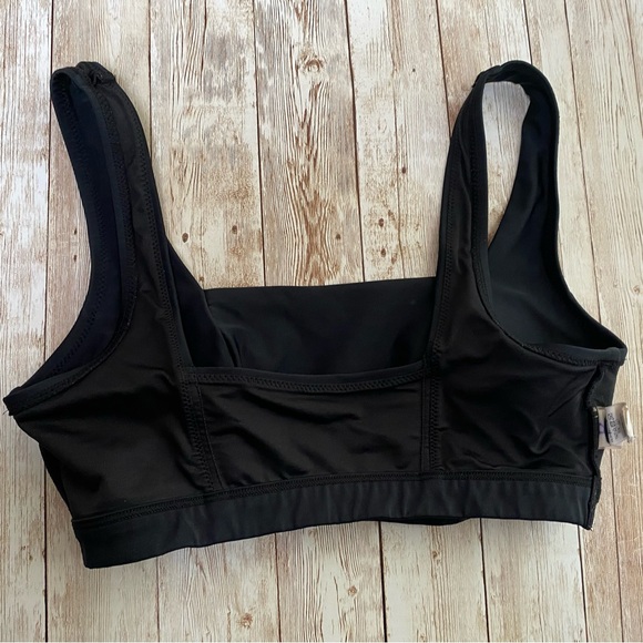 Old Navy Women’s Square-Neck Swim Top Black Small S 4-6 - Picture 9 of 15